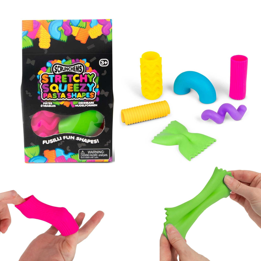 Scrunchems Stretchy Squeezy Pasta Shapes